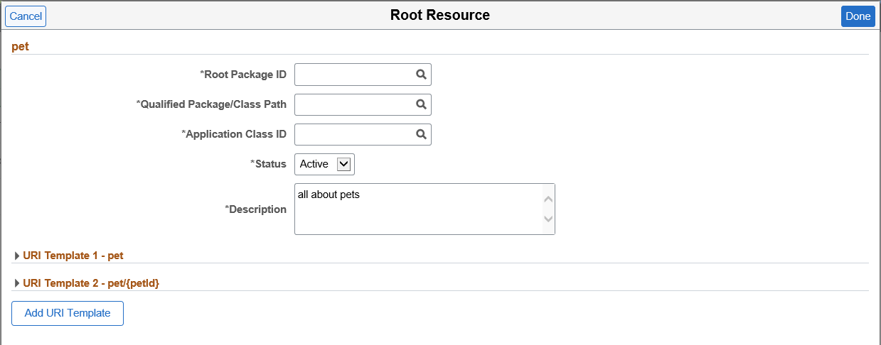 Root Resource for Alias