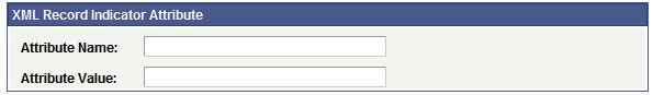 XML Record Indicator Attribute box