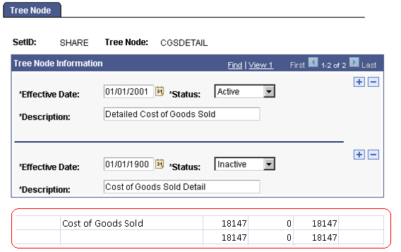 Report results with empty description