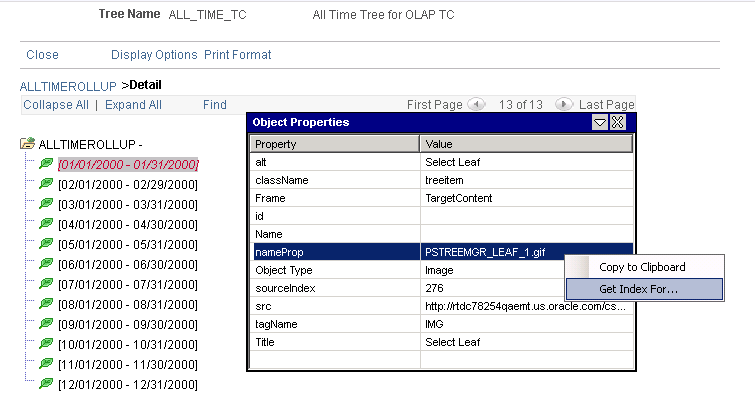 Object Properties Dialog Box