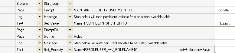 Example of using persistent variables in a test