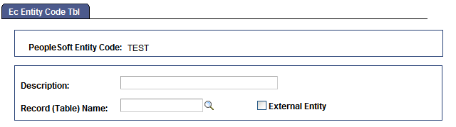 EC Entity Code Tbl page