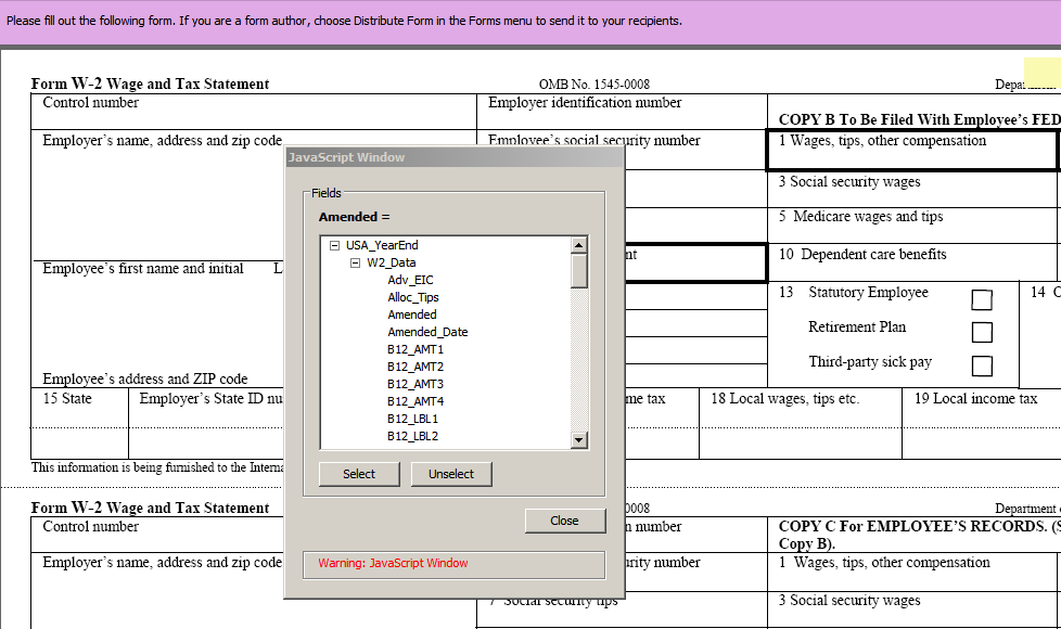 Sample PDF file mapping