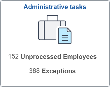Administrative tasks Tile