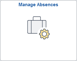 Manage Absence Tile