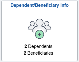 DependentorBeneficiary Info Tile
