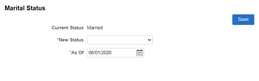 Marital Status Page