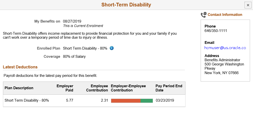 Short-Term Disability page