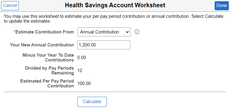 Health Savings Account Worksheet_Annual Contribution