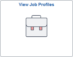 View Job Profiles tile