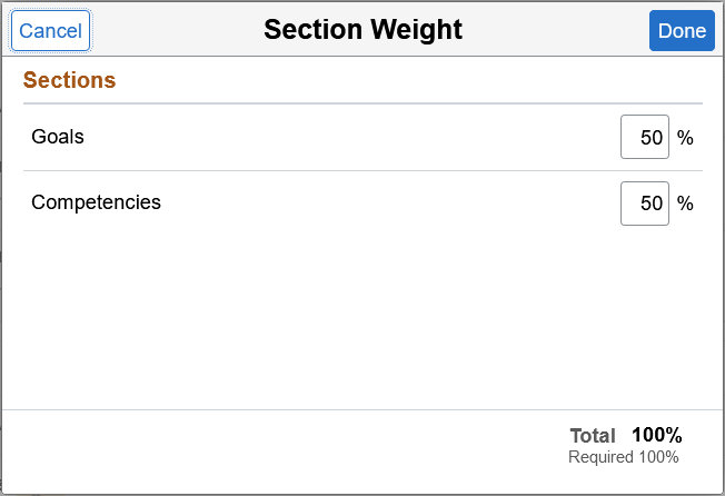 <><Section or Item> Weight page