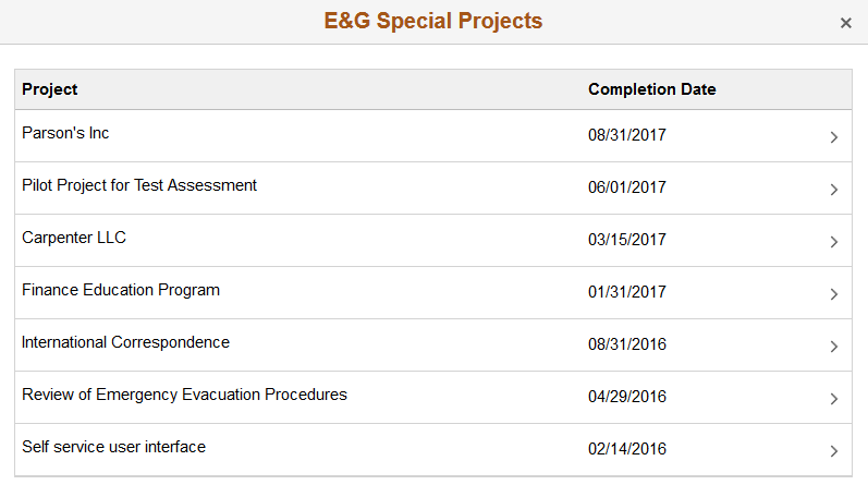 &E&G Special Projects page