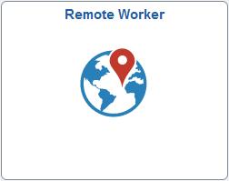 Remote Worker tile for managers