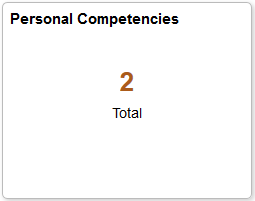Personal Competencies (Summary) tile