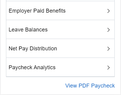 (Smartphone) View Paycheck page (2 of 2)