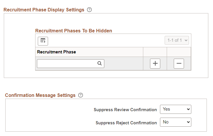Recruiting Installation - Manage Jobs Tab