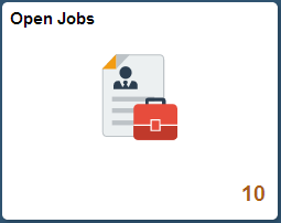 Open Jobs tile