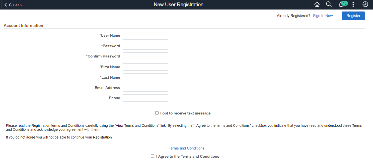 Registration Acknowledgement
