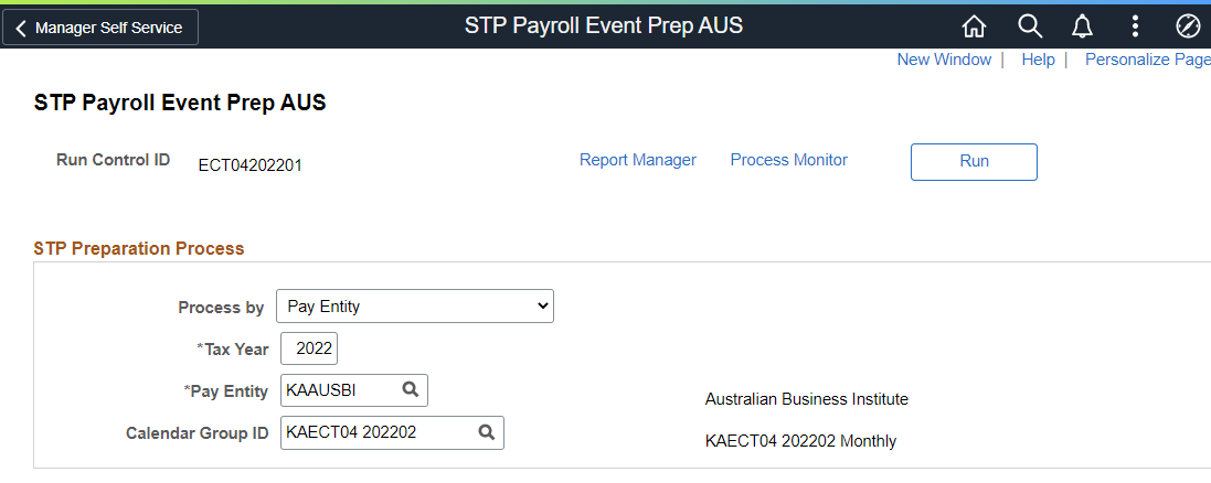 STP Payroll Event Prep AUS Page