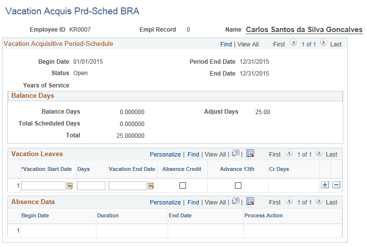 Vacation Acquis Prd-Sched BRA page