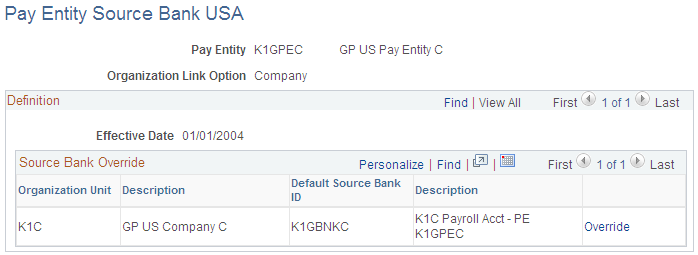 Pay Entity Source Bank USA page
