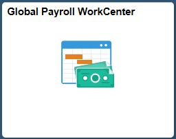 Global Payroll WorkCenter tile (Desktop)