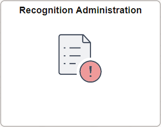 Recognition Administration tile