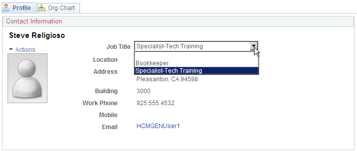 Profile page showing a person with multiple jobs