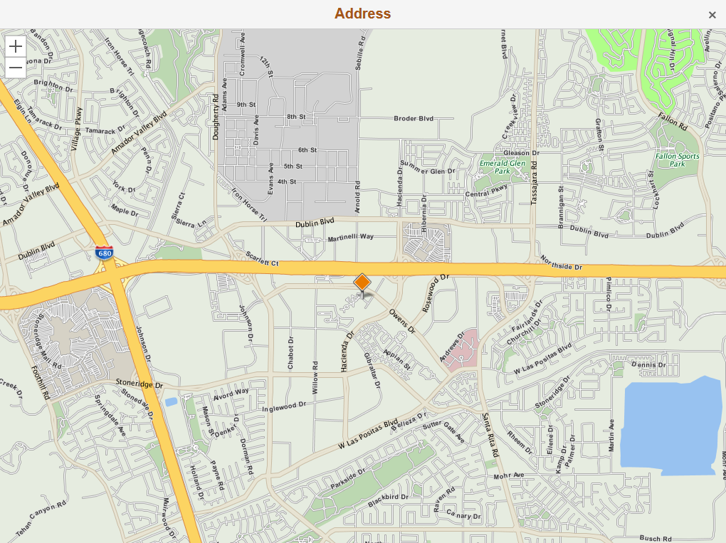 Address Map page