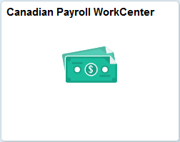 Canadian Payroll WorkCenter tile