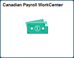 Canadian Payroll WorkCenter tile