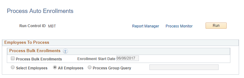 Process Bulk Enrollments Page