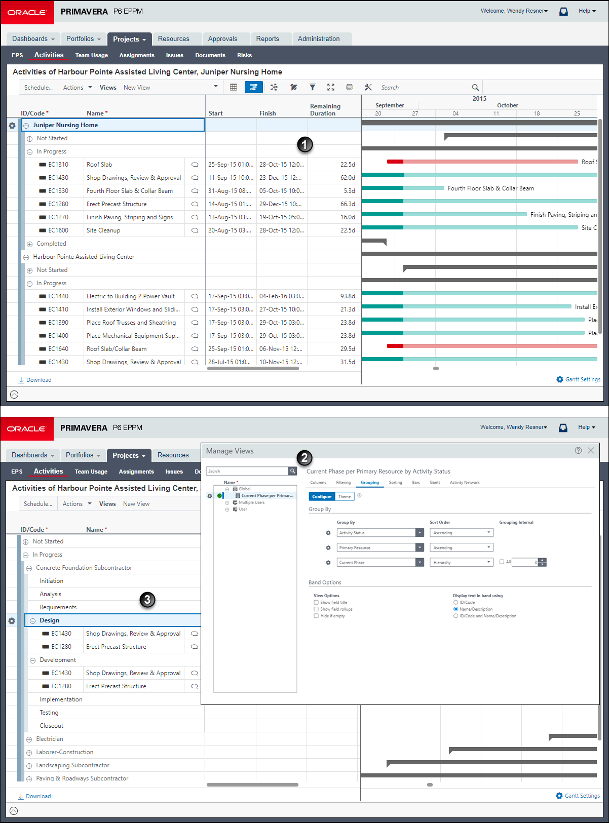 This illustration is a graphical representation of the text in the following table.