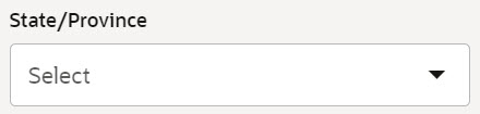 A pull-down menu will show a list of options, from which you can select one.