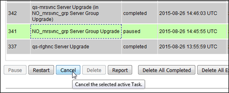 Cancel Task