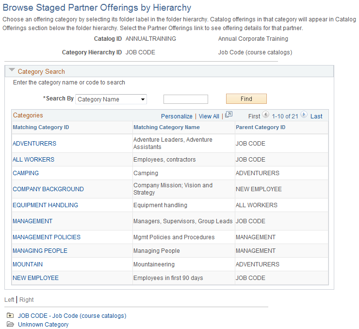 Browse Staged Partner Offerings by Hierarchy page 1 of 2