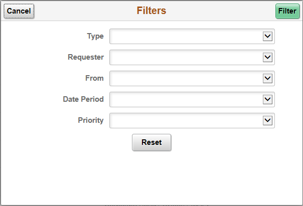 Filters Page