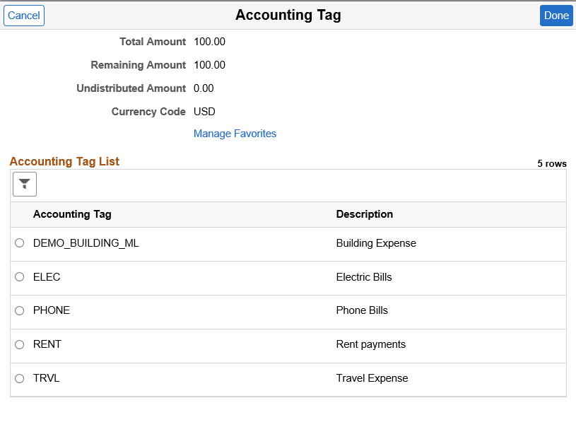 Accounting Tag
