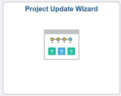 Project Update Wizard tile