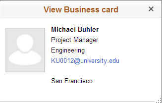 Project Schedules - View Business Card