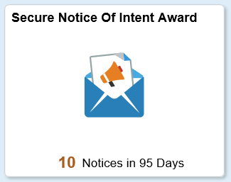 Secure Notice of Intent To Award tile
