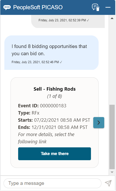 Show Bidding Opportunities Option - Results