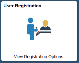 User Registration tile