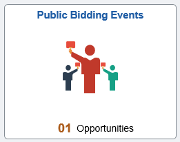 Public Bidding Events tile