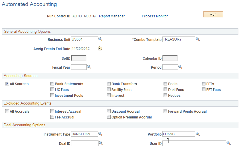 Automated Accounting page