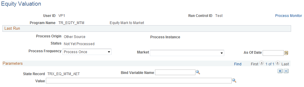 Equity Valuation page