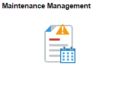 Maintenance Management tile