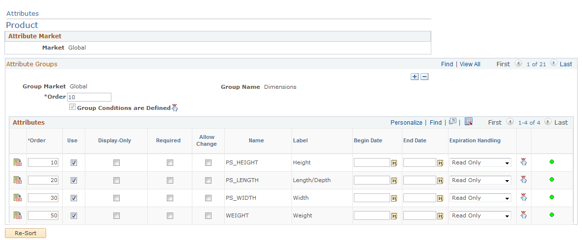 <>Attributes - <Object Type> page