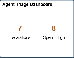 Agent Triage Dashboard tile