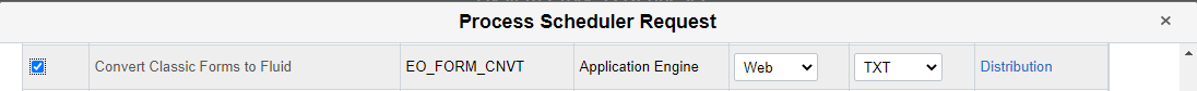 Process Scheduler Request